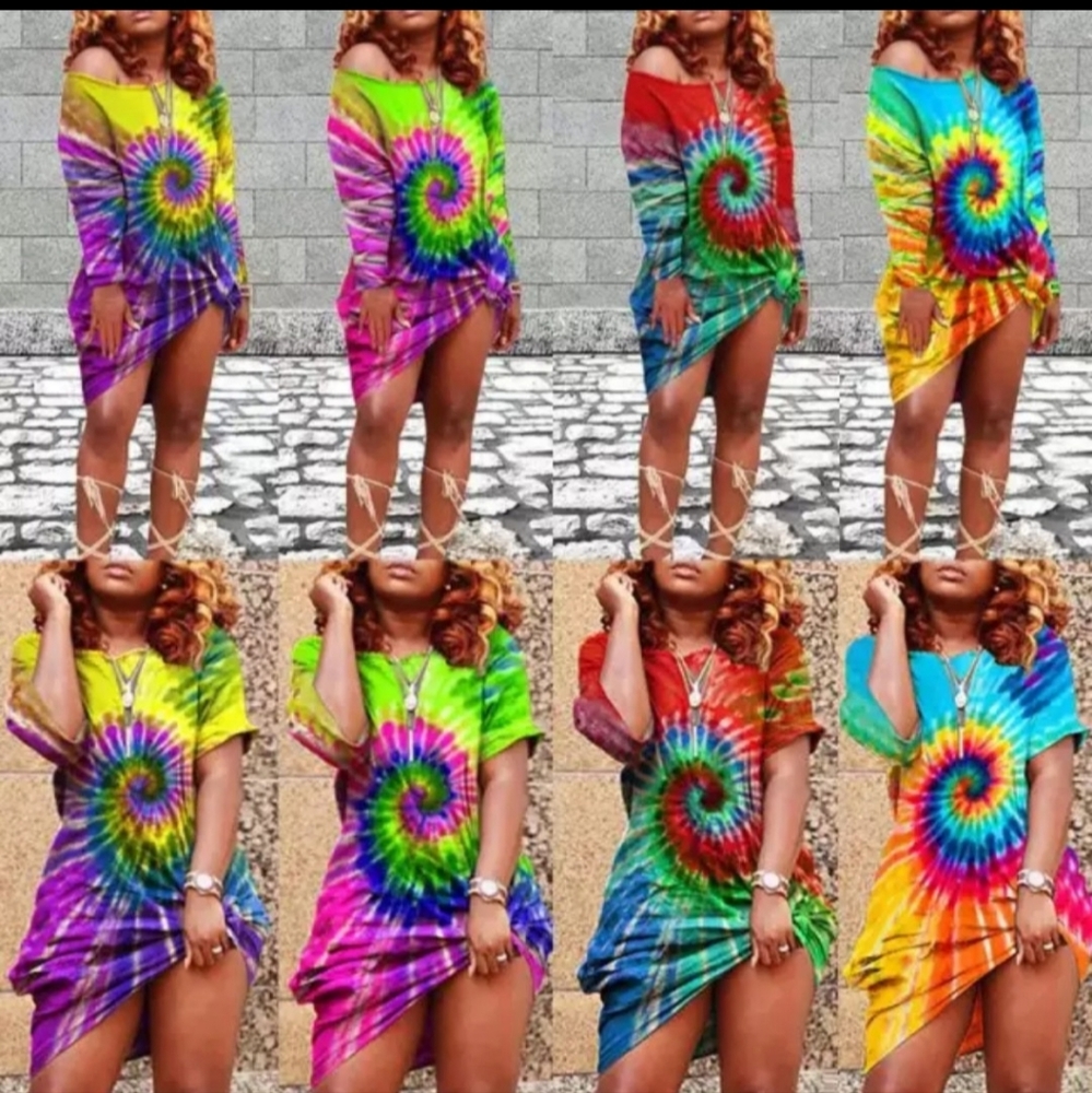 SALE!!! 2022 Fall New Arrival Thread Tie-dye Dress